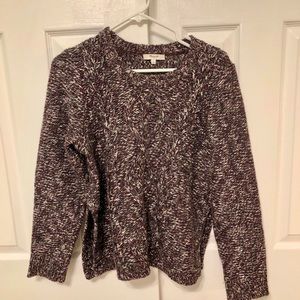 Madewell cable knit chunky pull-over sweater